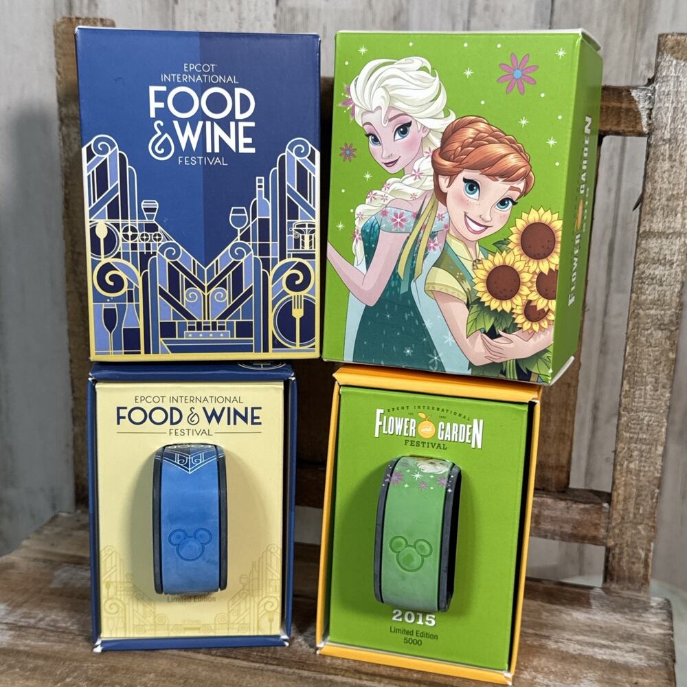 Disney Parks Collectable Limited Edition Magic Bands 2015